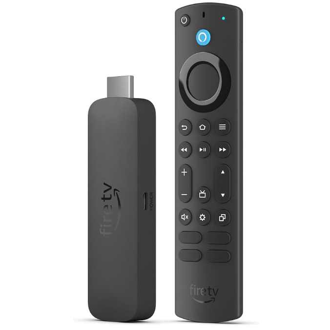 ✅ Amazon Fire TV Stick 4K Max streaming device, supports Wi-Fi 6E, free & live TV without cable or satellite