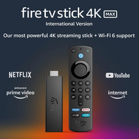 Fire TV Stick 4K Max (International Version) 4K streaming device, Wi-Fi 6, Alexa Voice Remote